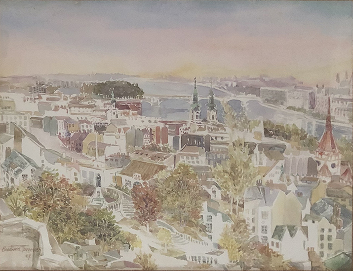 Paisaje de Budapest por Fournier, Cristina