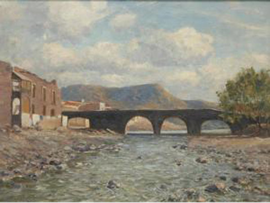 Río en México por Langenberg, Gustave