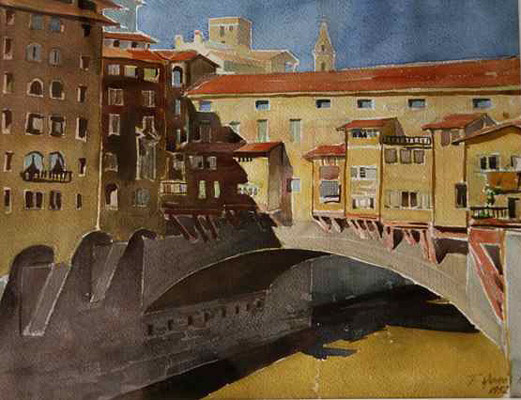 Ponte Vecchio por Quirós, Teodorico