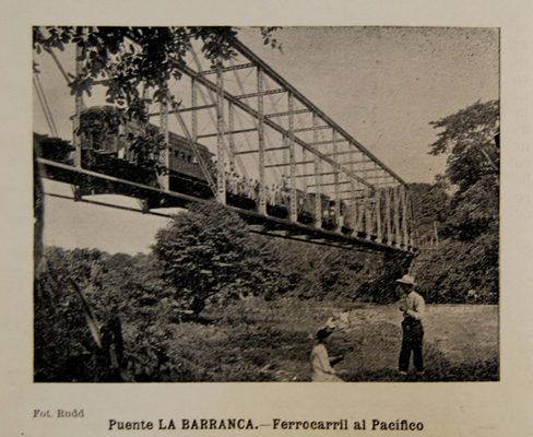 Puente La Barranca. Ferrocarril al Pacífico por Rudd, Harrison Nathaniel