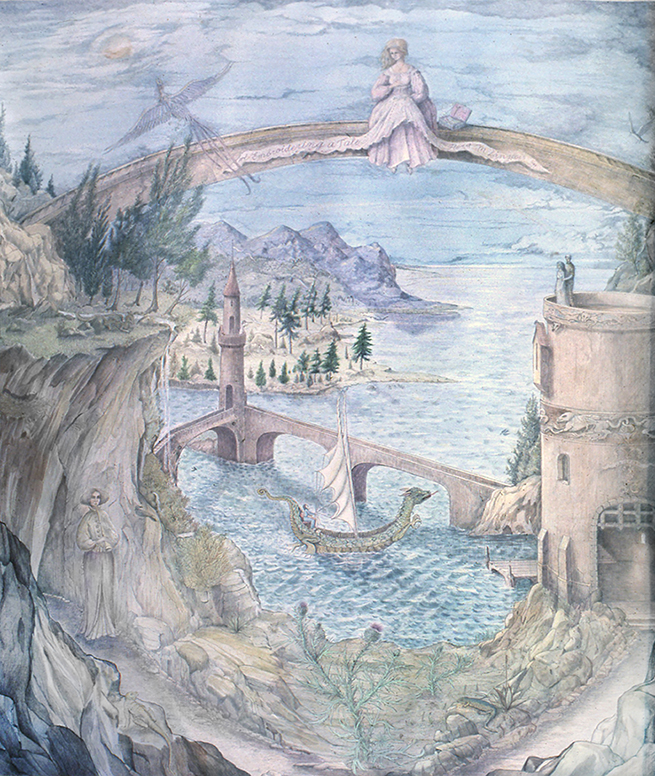 Embroidering a tale. (Bordando una historia) por Sáenz de Langlois, Flora