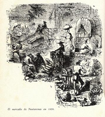 El mercado de Puntarenas en 1858 por Paéz, Ramón (extranjero). Documental