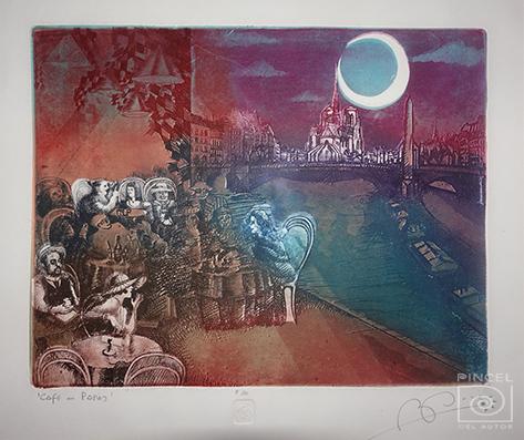 Café de Paris por Bernal Ponce, Juan