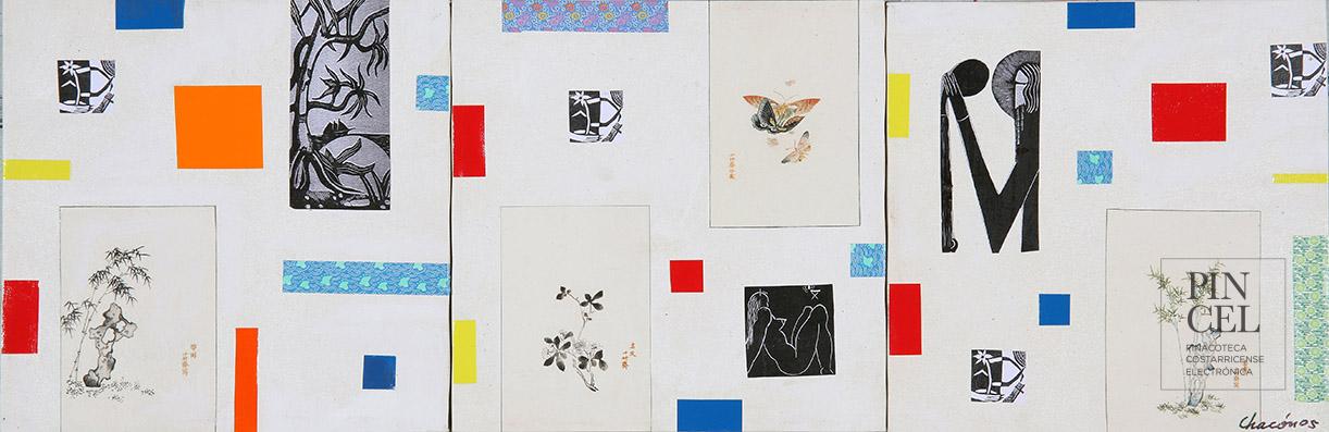 Max Jiménez, el maestro chino y yo #5 (tríptico) por Chacón, Luis. Grupo Bocaracá