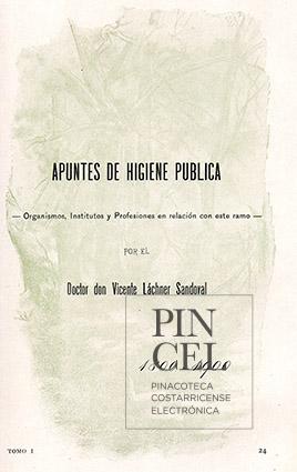 Apuntes de Higiene Pública para libro Revista de Costa Rica S. XIX por Salazar, A